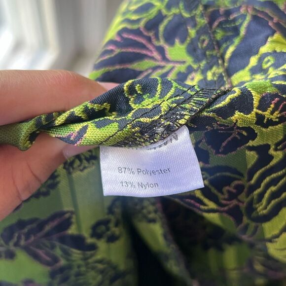 NWT Caryn Lawn Keri Jacquard Purple Peony Dress - Picture 5 of 5